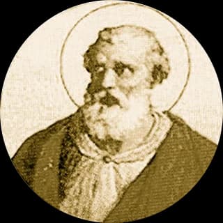 Portrait medallion of Pope Anacletus, after the basilica frieze