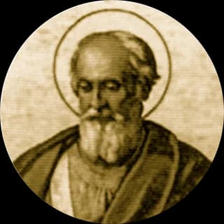 Portrait medallion of Pope Eusebius, after the basilica frieze