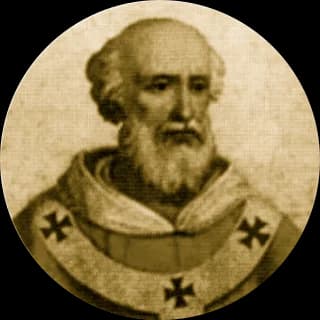 Portrait medallion of Pope Formosus, after the basilica frieze