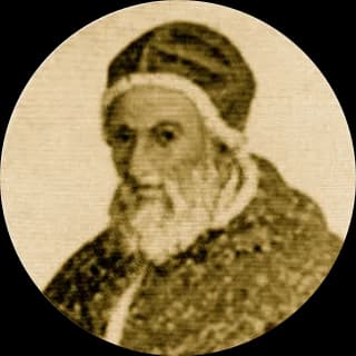 Portrait medallion of Pope Gregory XIII, after the basilica frieze