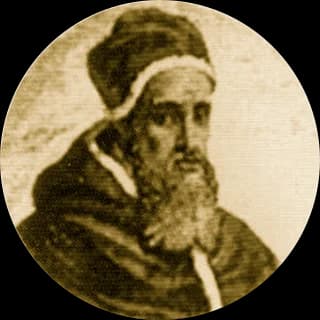 Portrait medallion of Pope Innocent IX, after the basilica frieze