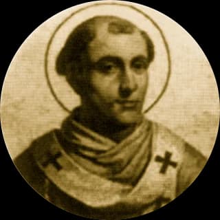 Portrait medallion of Pope Leo IV, after the basilica frieze