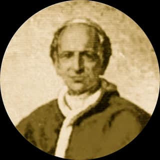 Portrait medallion of Pope Leo XIII, after the basilica frieze
