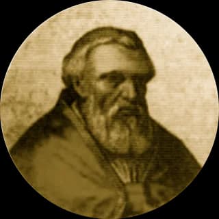 Portrait medallion of Pope Marinus II, after the basilica frieze
