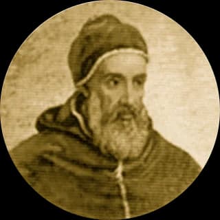 Portrait medallion of Pope Paul IV, after the basilica frieze