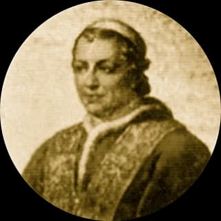 Portrait medallion of Pope Pius IX, after the basilica frieze