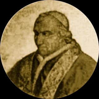 Portrait medallion of Pope Pius VIII, after the basilica frieze