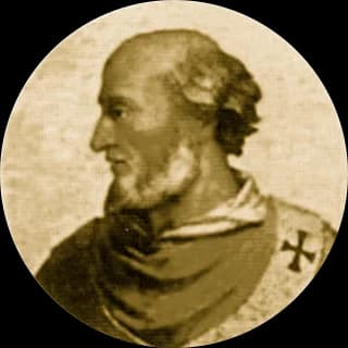 Portrait medallion of Pope Victor II, after the basilica frieze